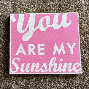 NWT Sand People Wooden Pallet “You Are My Sunshine” Sign